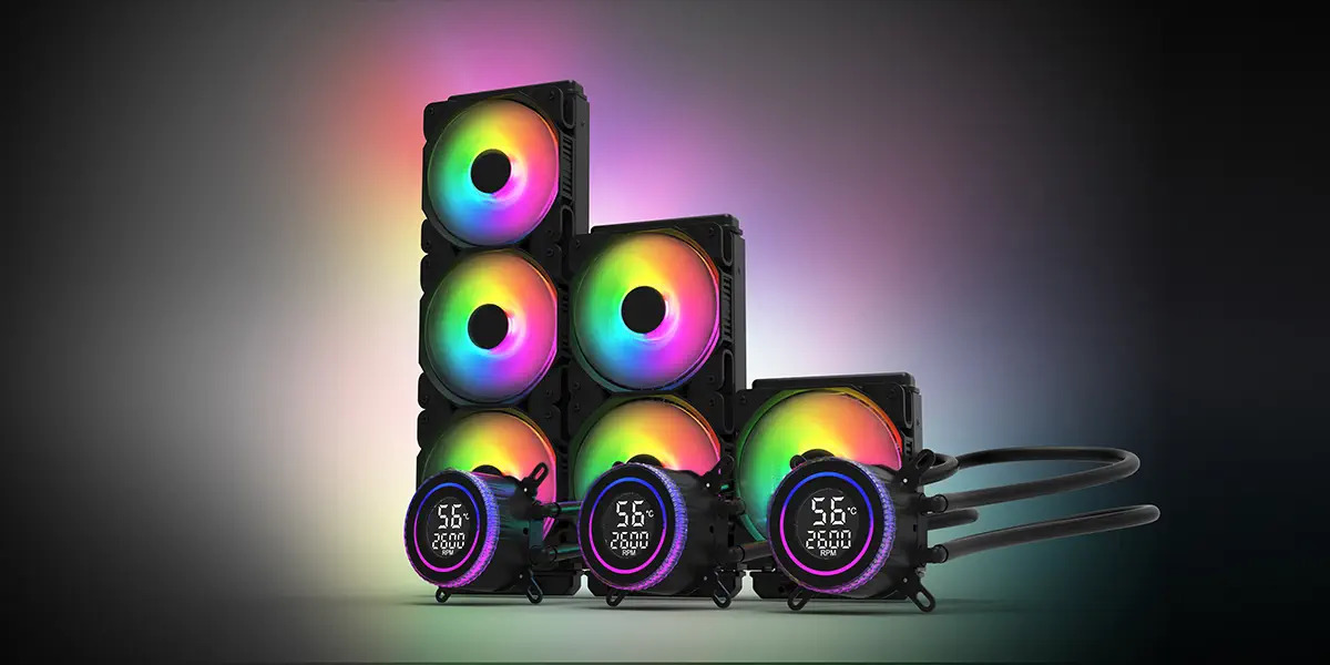 GamePower Skadi Round 120 ARGB 120mm Sıvı İşlemci Soğutucu AM5 ve LGA1700 Uyumlu