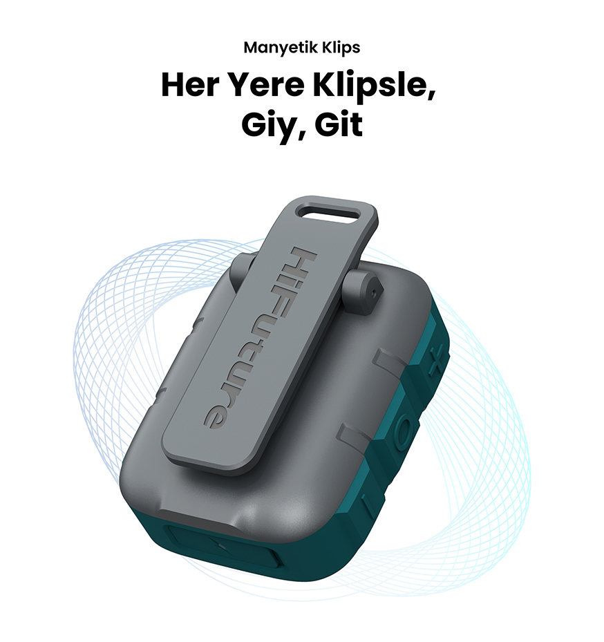 HiFuture Pocket S Kablosuz Bluetooth 5.4 IPX7 Su Geçirmez 5W TWS Taşınabilir Mini Hoparlör