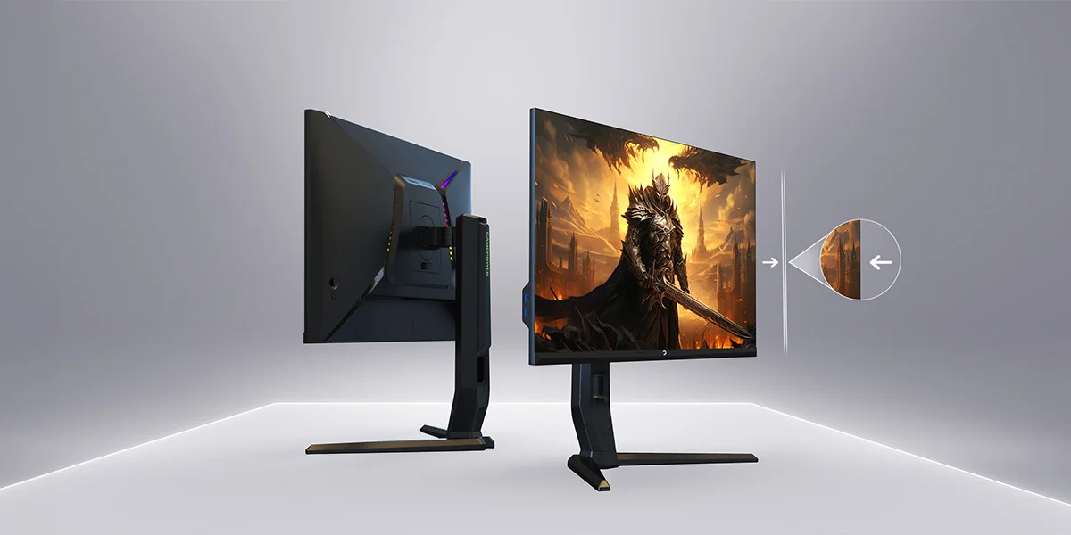 GamePower Royal T20 27″ RGB 180Hz 0.5Ms 2K QHD Flat IPS Pivot 2xUsb 3.0 HDR400 FreeSync, Gsync Gaming Monitör (Sıfır Ölü Piksel Garantili)