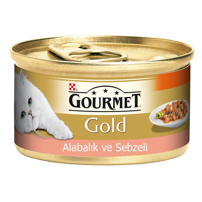 Gourmet Gold Alabalık Ve Sebzeli Parça Etli Kedi Maması 85 Gr