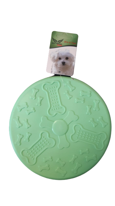 Multimagic Köpek Oyuncağı Frizbi Yumuşak Plastik Yeşil 18 cm