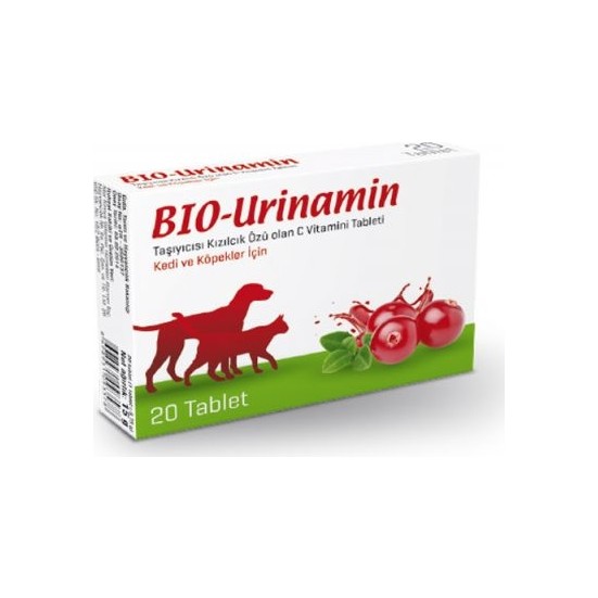 Bio Urinamin  Çiğneme Tableti 20 Tablet