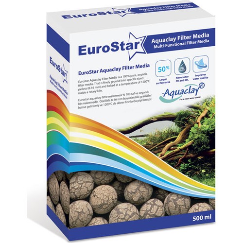 Eurostar Aquaclay Biyolojik Filtre Malzemesi 500 ML