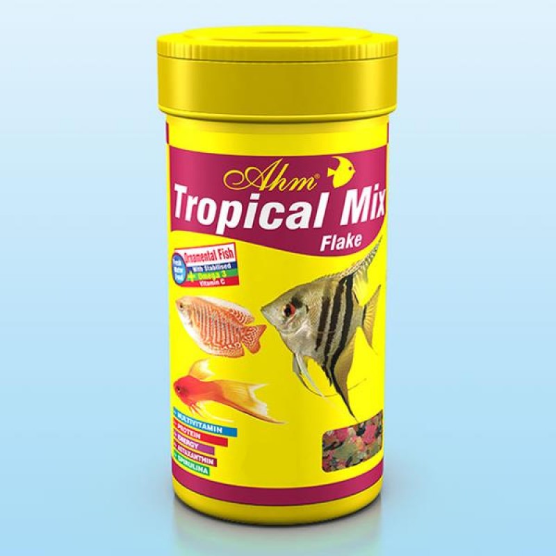 Ahm Tropical Mix Flake Pul Balık Yemi 250 Ml