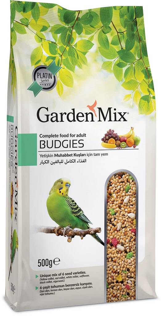 Gardenmix Platin Meyveli Muhabbet Kuş Yemi 500g