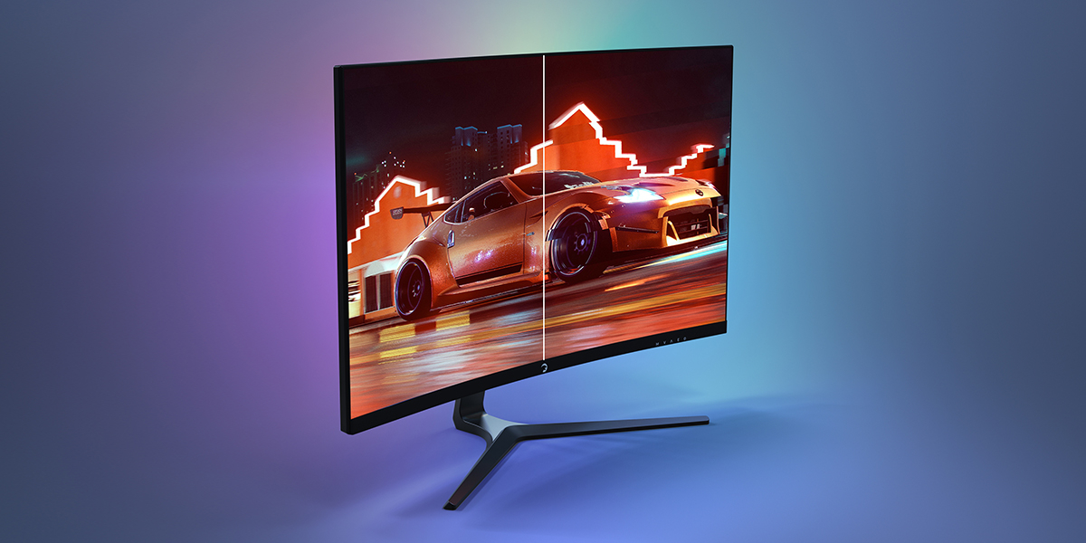 GamePower 27″ Vivid V80 VA Panel Curved RGB 280Hz 0.5ms 2x2W Speaker Gaming Monitör (Sıfır Ölü Piksel Garantili)