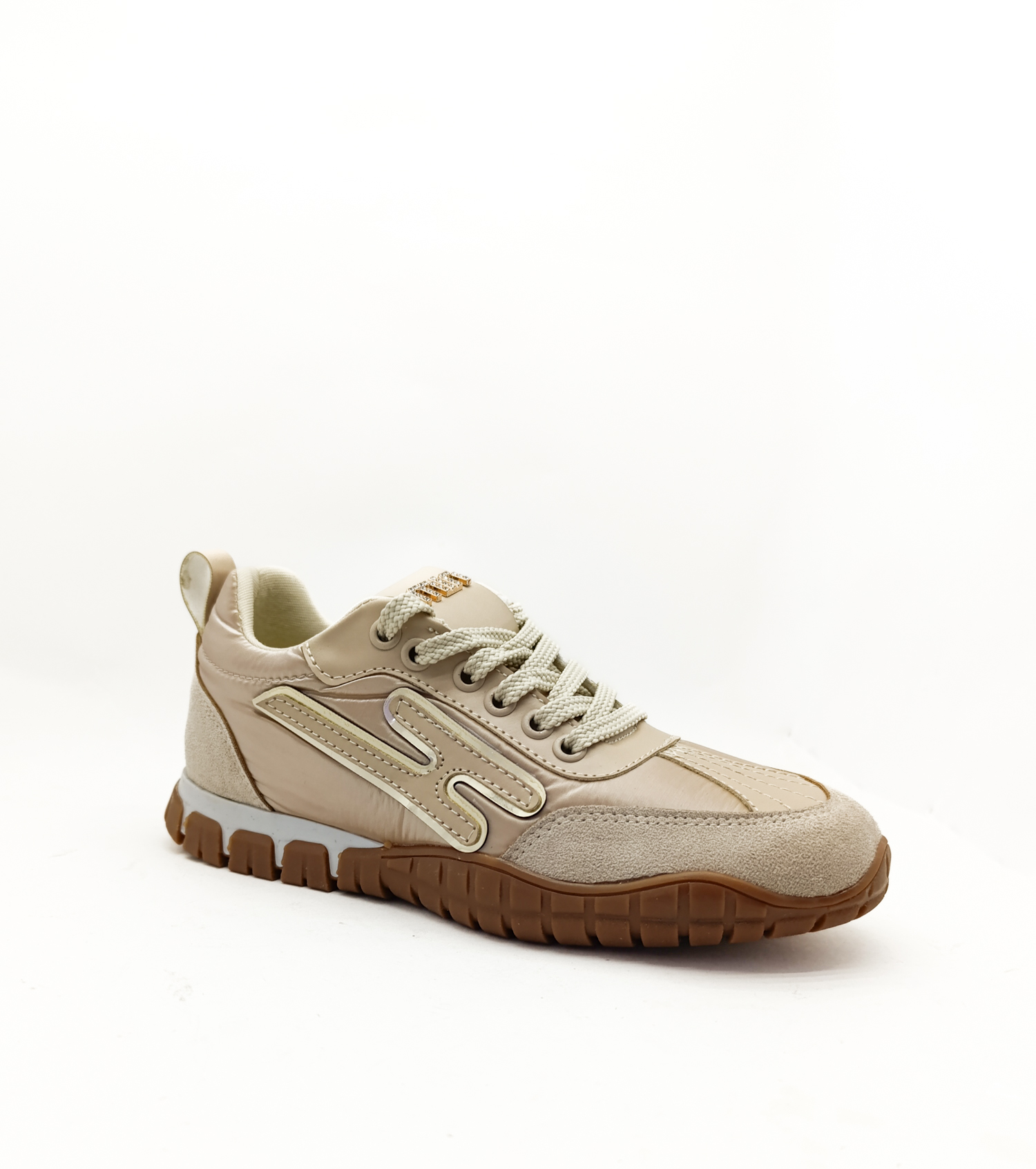 Nut Renk Bağcıklı 36-37-38-39-40 Numara Kadın Sneaker