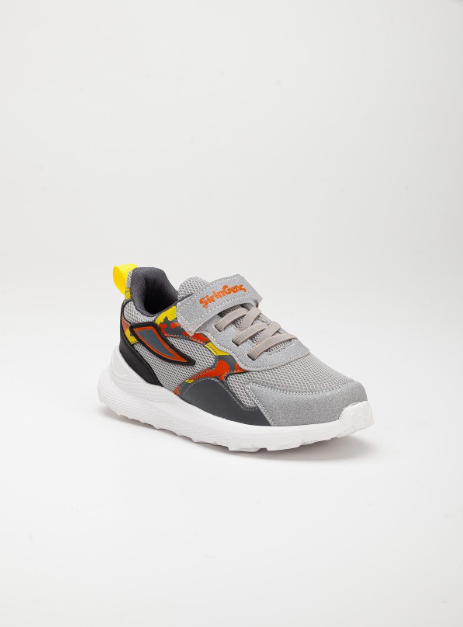 Şirin Genç Yüksek Taban Gri Renk Bağcıklı Erkek Çocuk Spor Ayakkabı