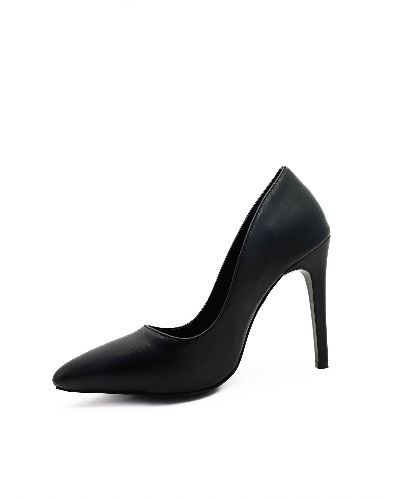 Siyah Renk İnce Yüksek Topuk Kadın Stiletto