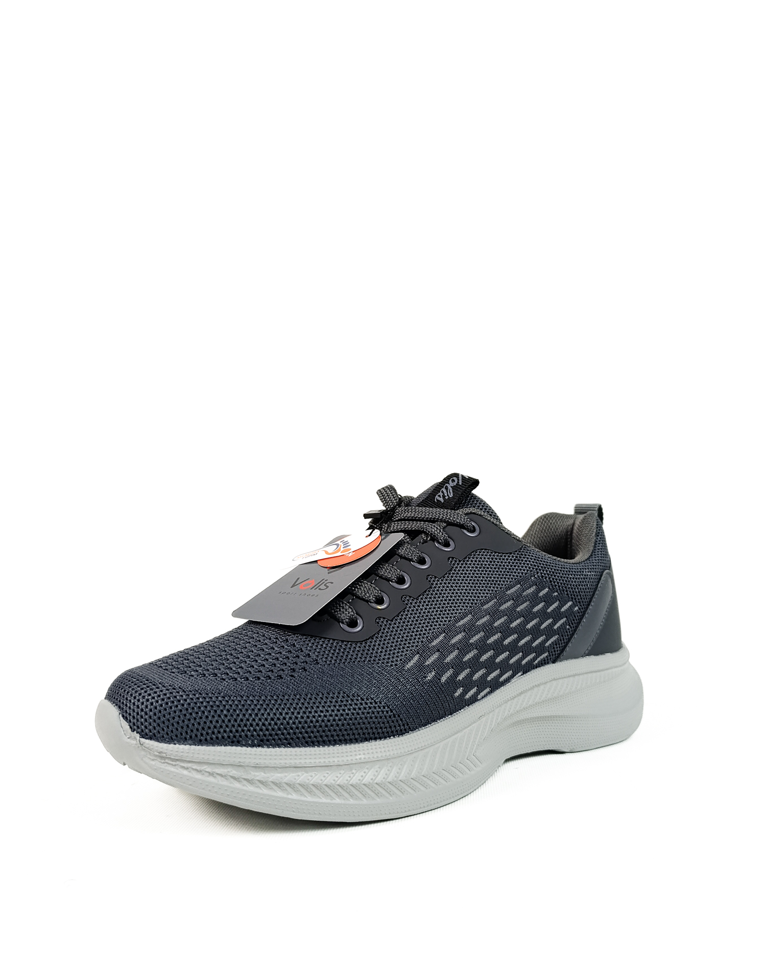 Volis Füme Renk 40-41-42-43-44-45 Numara Bağcıklı Triko Erkek Spor Ayakkabı