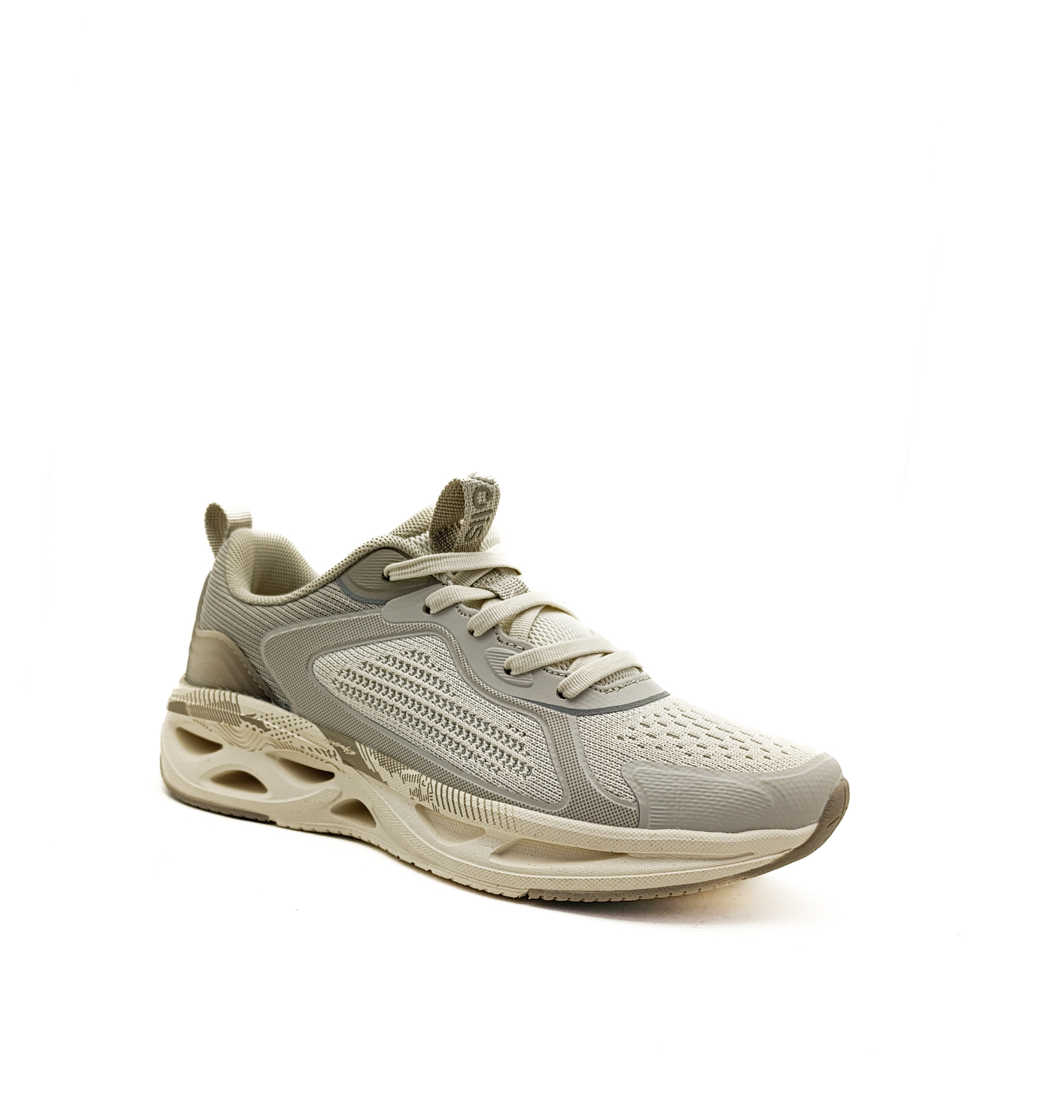 Volis Gri Renk Bağcıklı Tekstil Malzeme Kadın Spor Ayakkabı