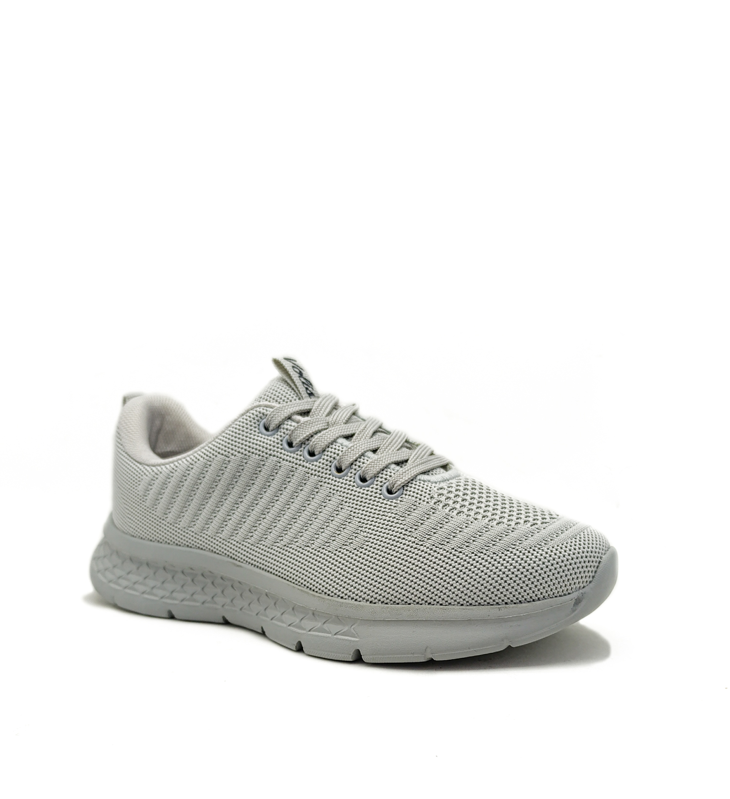 Volis Gri Renk Bağcıklı Triko Malzeme Kadın Spor Ayakkabı