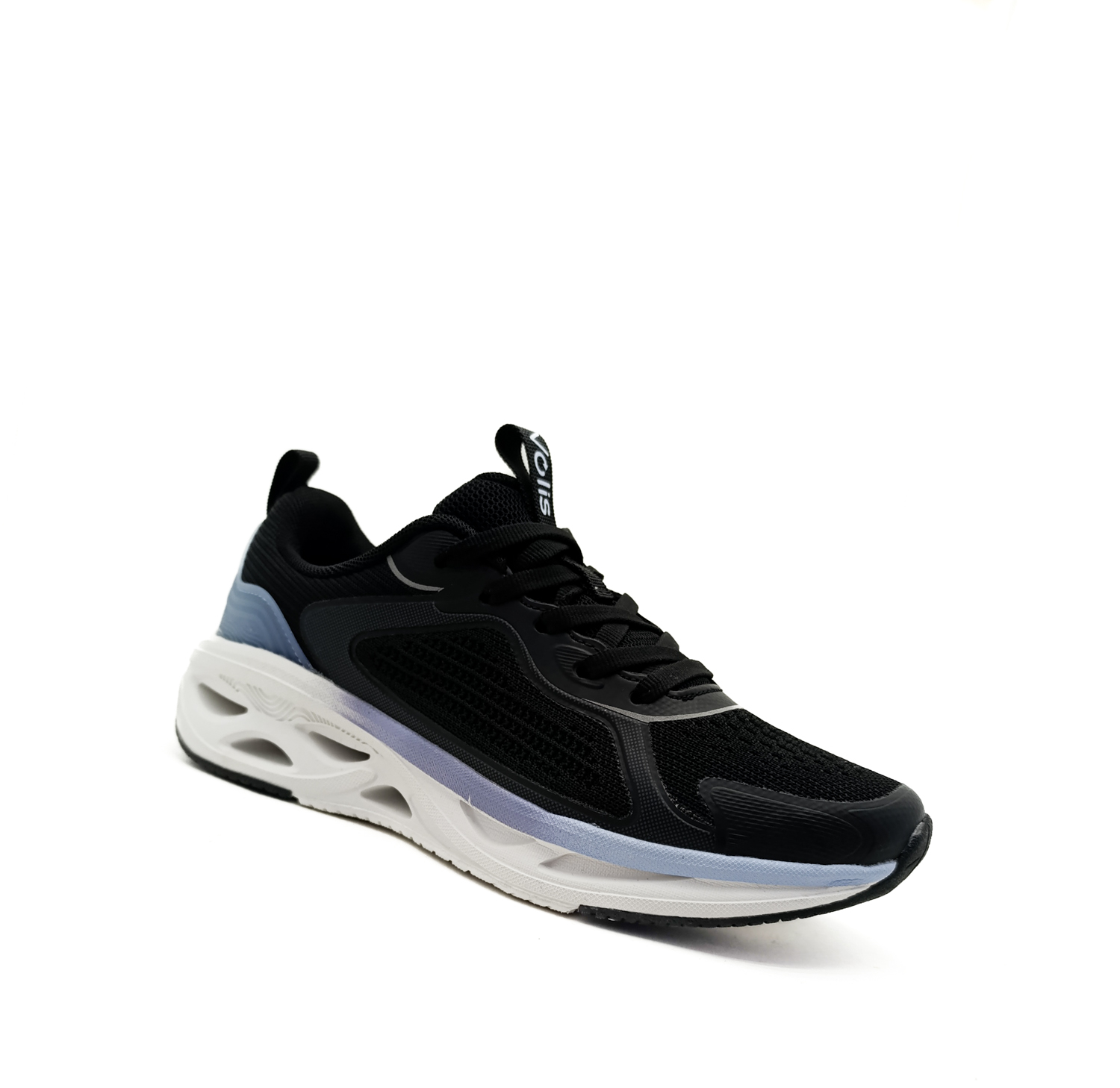 Volis Siyah Renk Bağcıklı Tekstil Malzeme Kadın Spor Ayakkabı