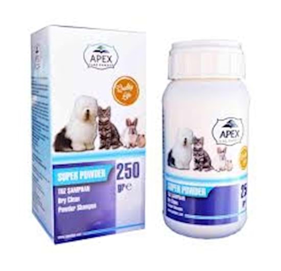 Apex Kedi ve Köpekler için Kuru Toz Şampuan 250 Gr Fiyatı ve